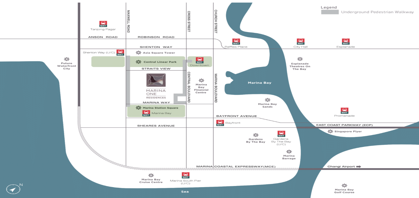 Marina One Residences Location