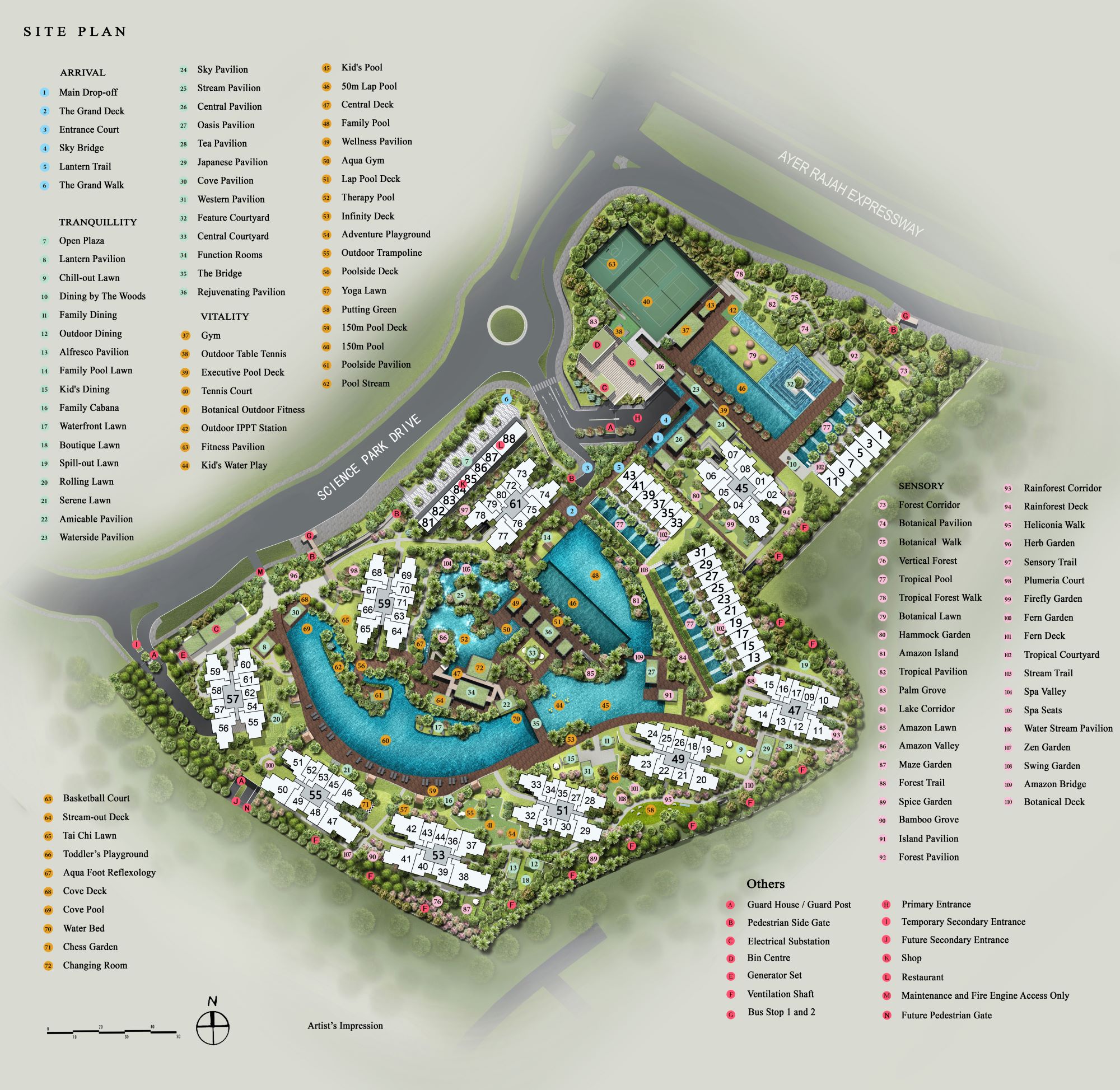 The Florence Residences Site Plan