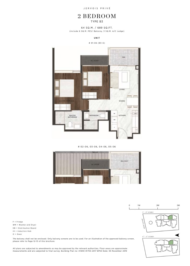 Jervois Prive Floor Plan