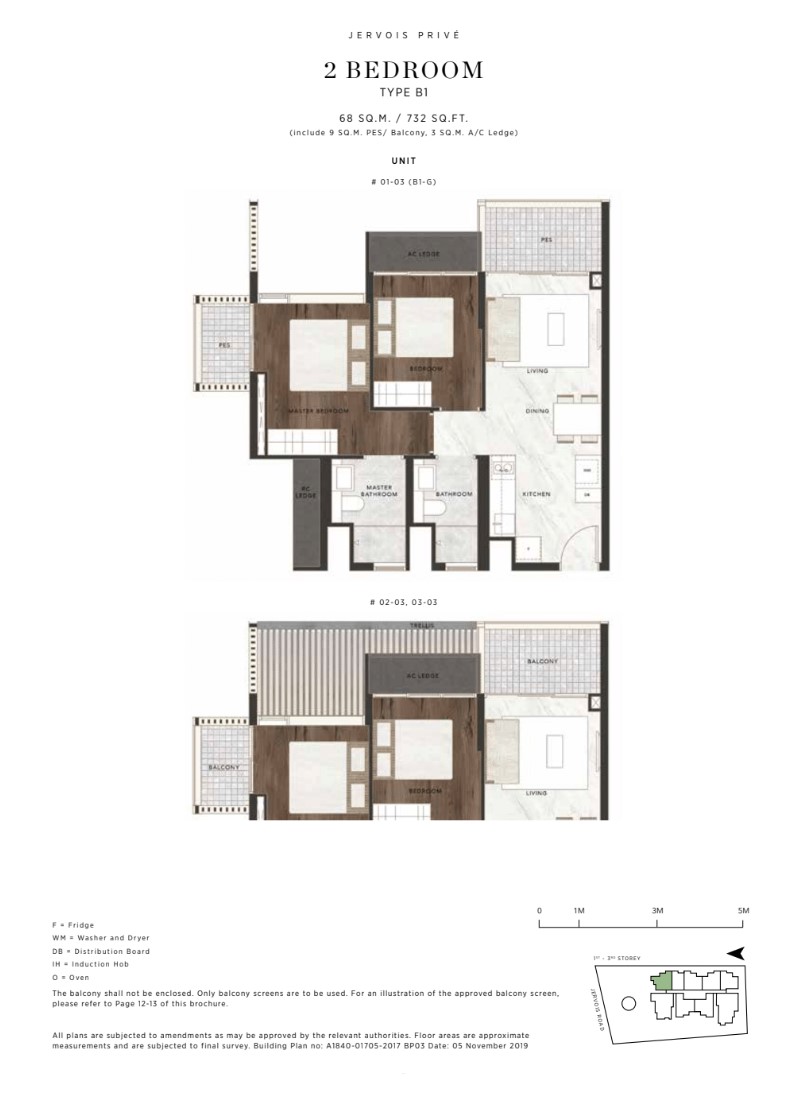 Jervois Prive Floor Plan