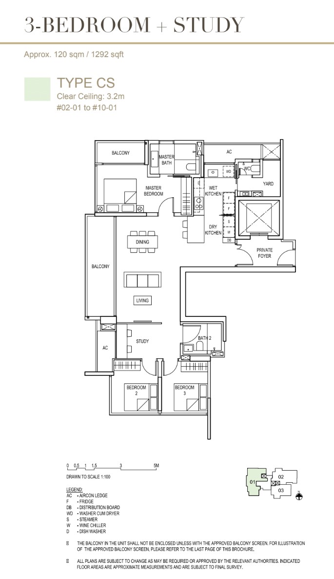 Normanton Park Floor Plan