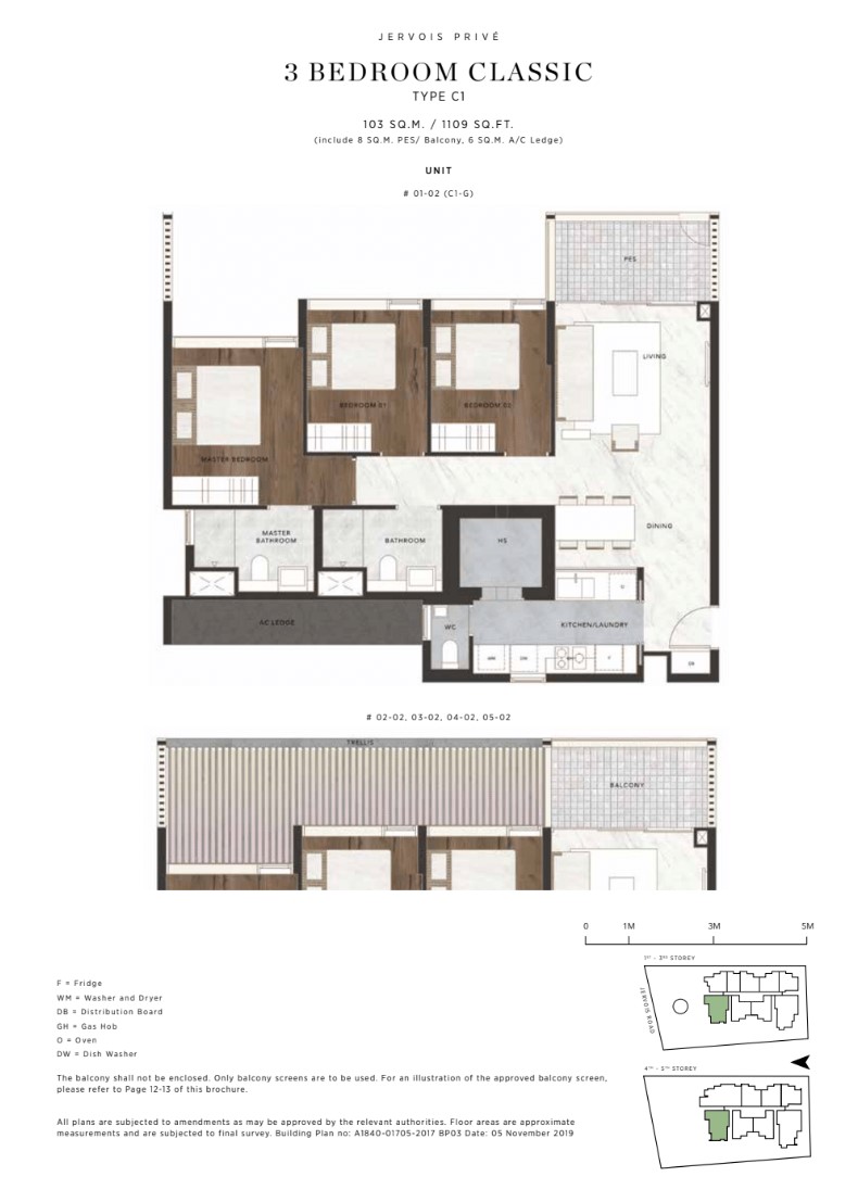 Jervois Prive Floor Plan