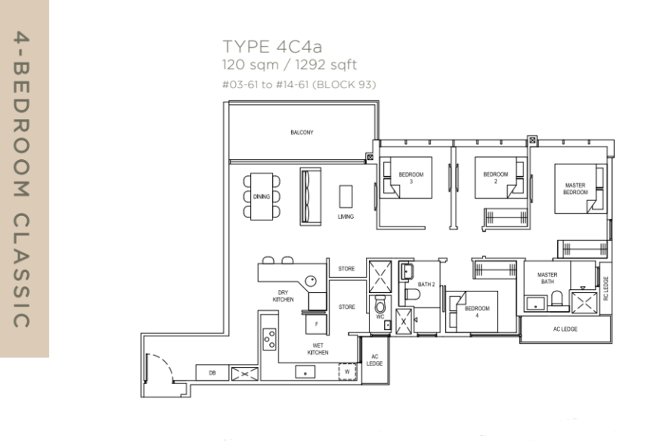 Normanton Park Floor Plan