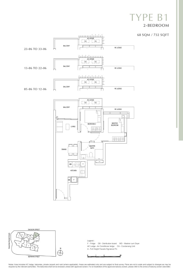 One Bernam Floor Plan