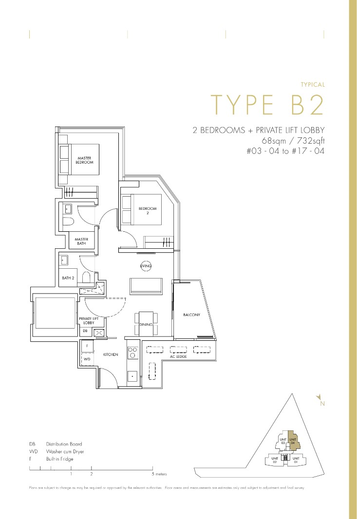 One Draycott Floor Plan