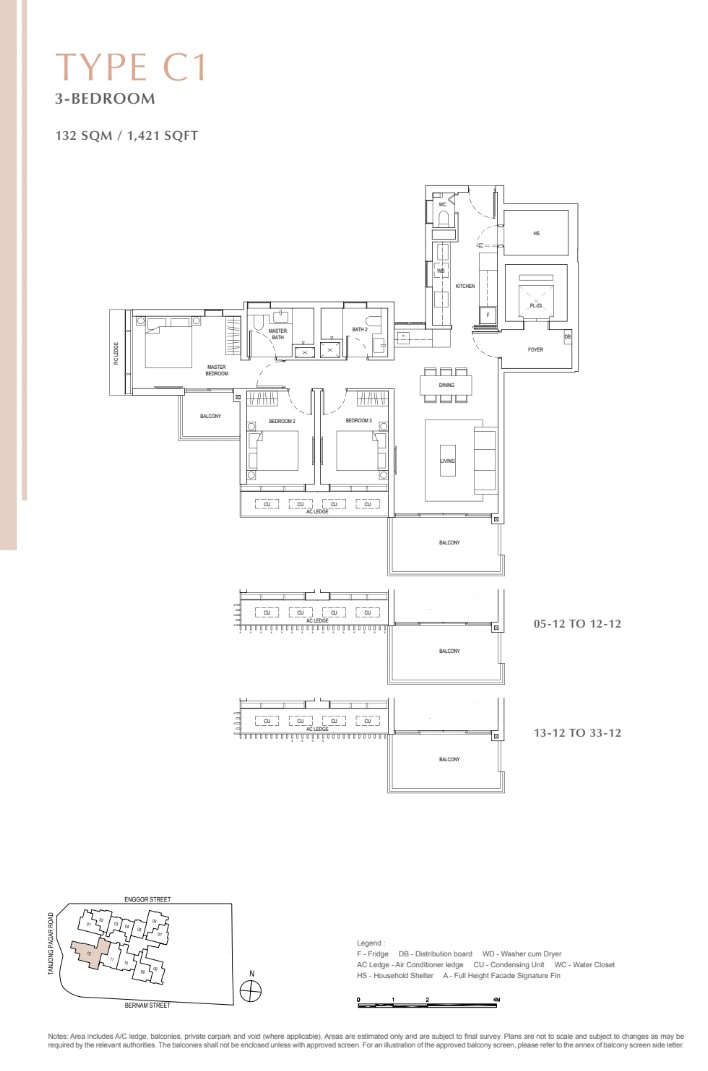 One Bernam Floor Plan