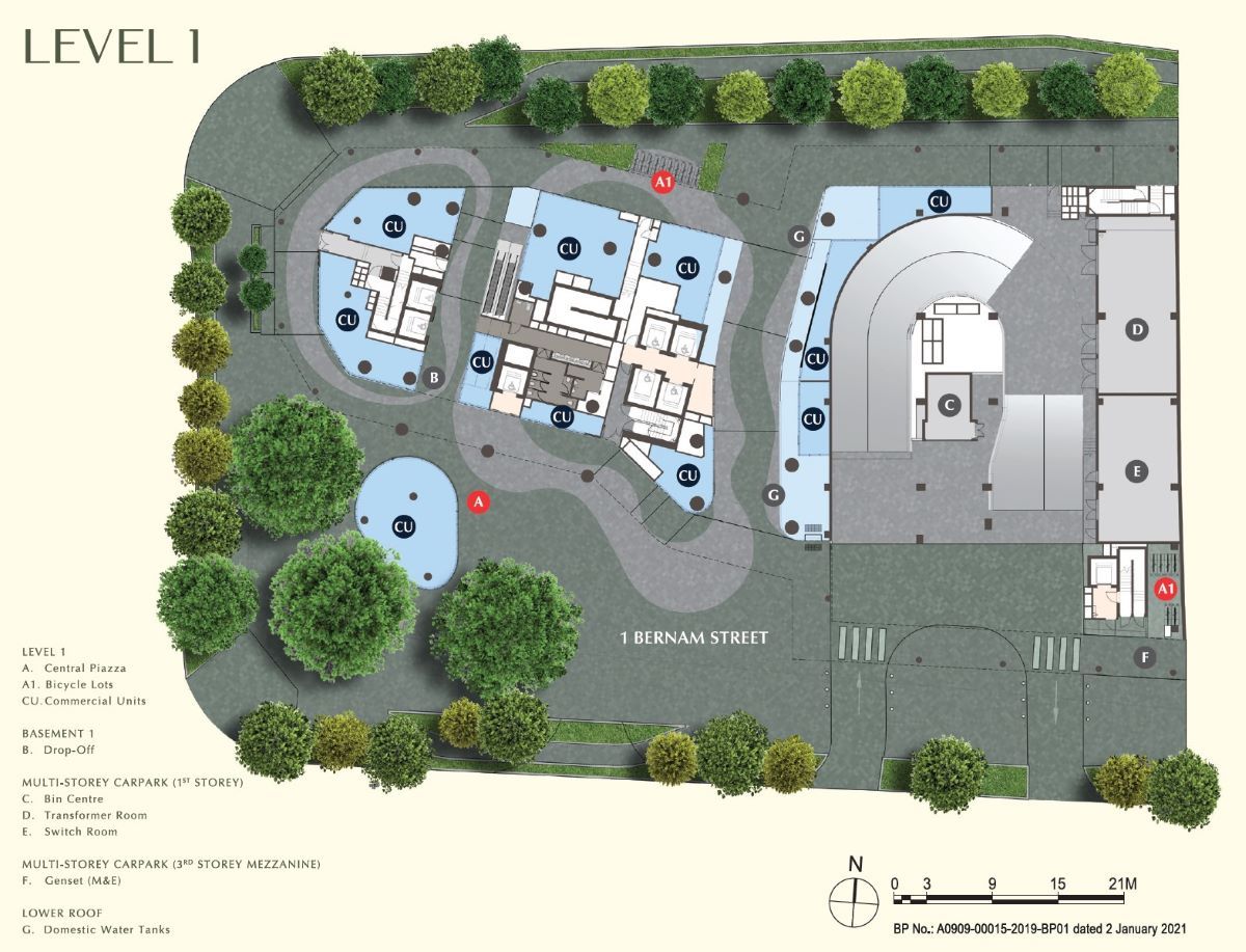 One Bernam Site Plan