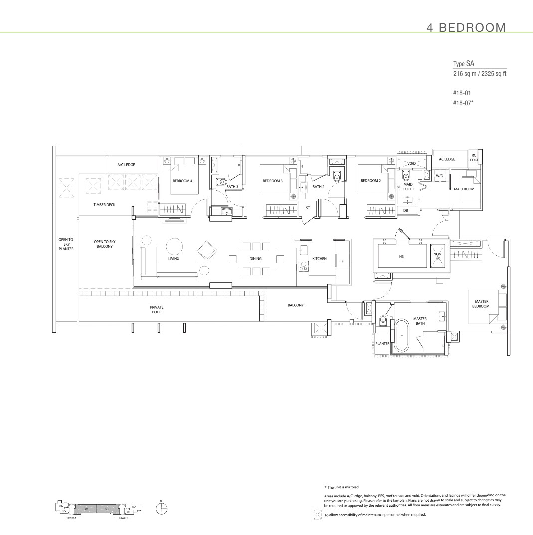 The Line Floor Plan