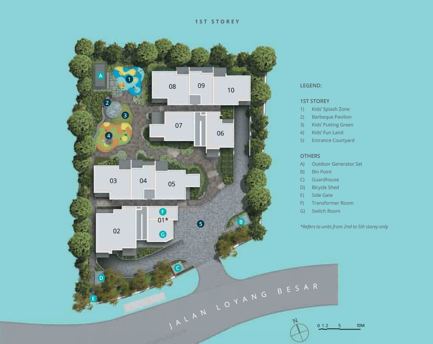 Casa Al Mare Site Plan