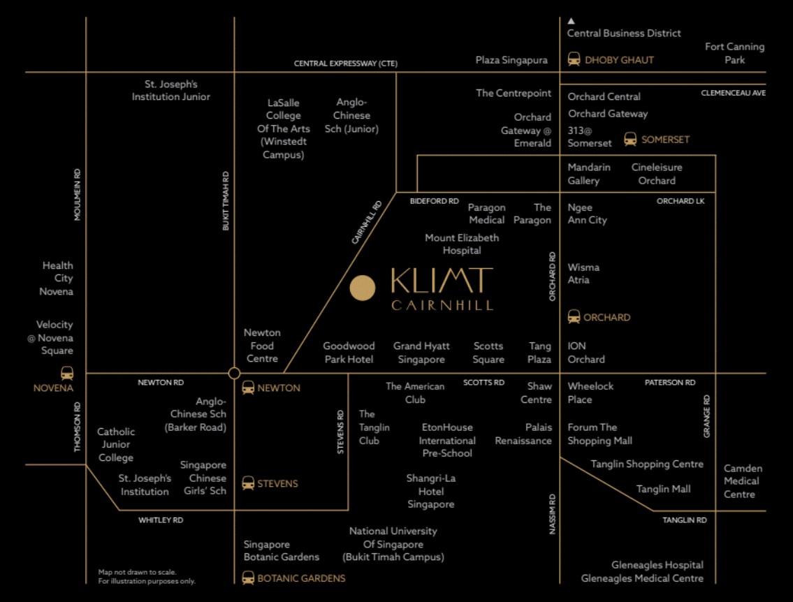 Klimt Cairnhill Location