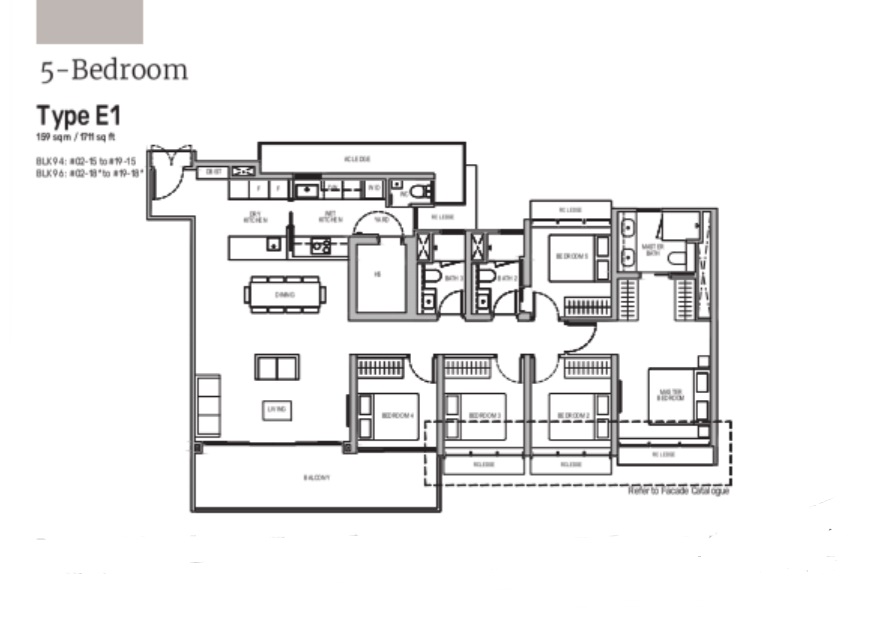Tembusu Residences Floor Plan