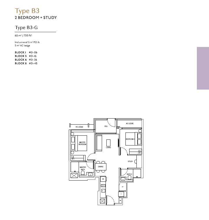 Thiam Siew Residences Floor Plan