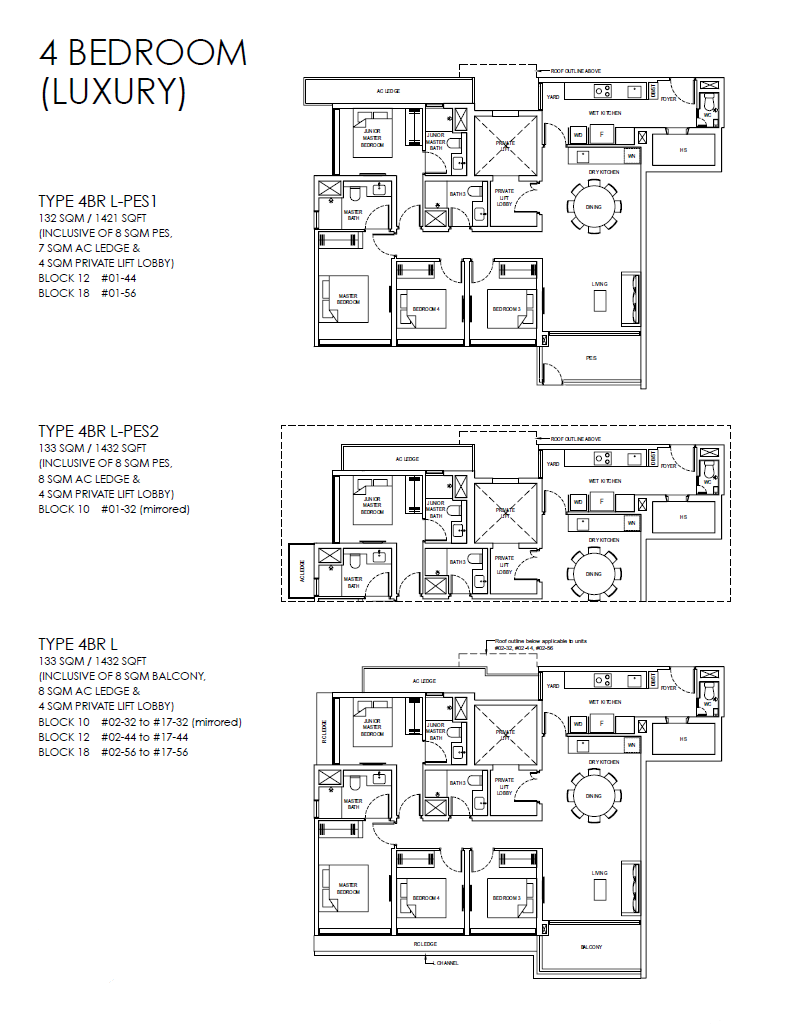 Dunman Residences Floor Plan