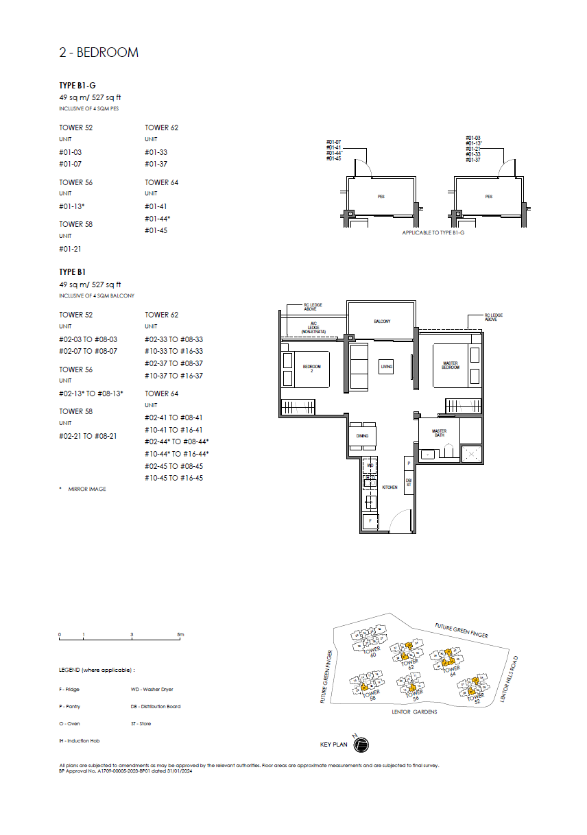 Lentor Hill Residence Floor Plan