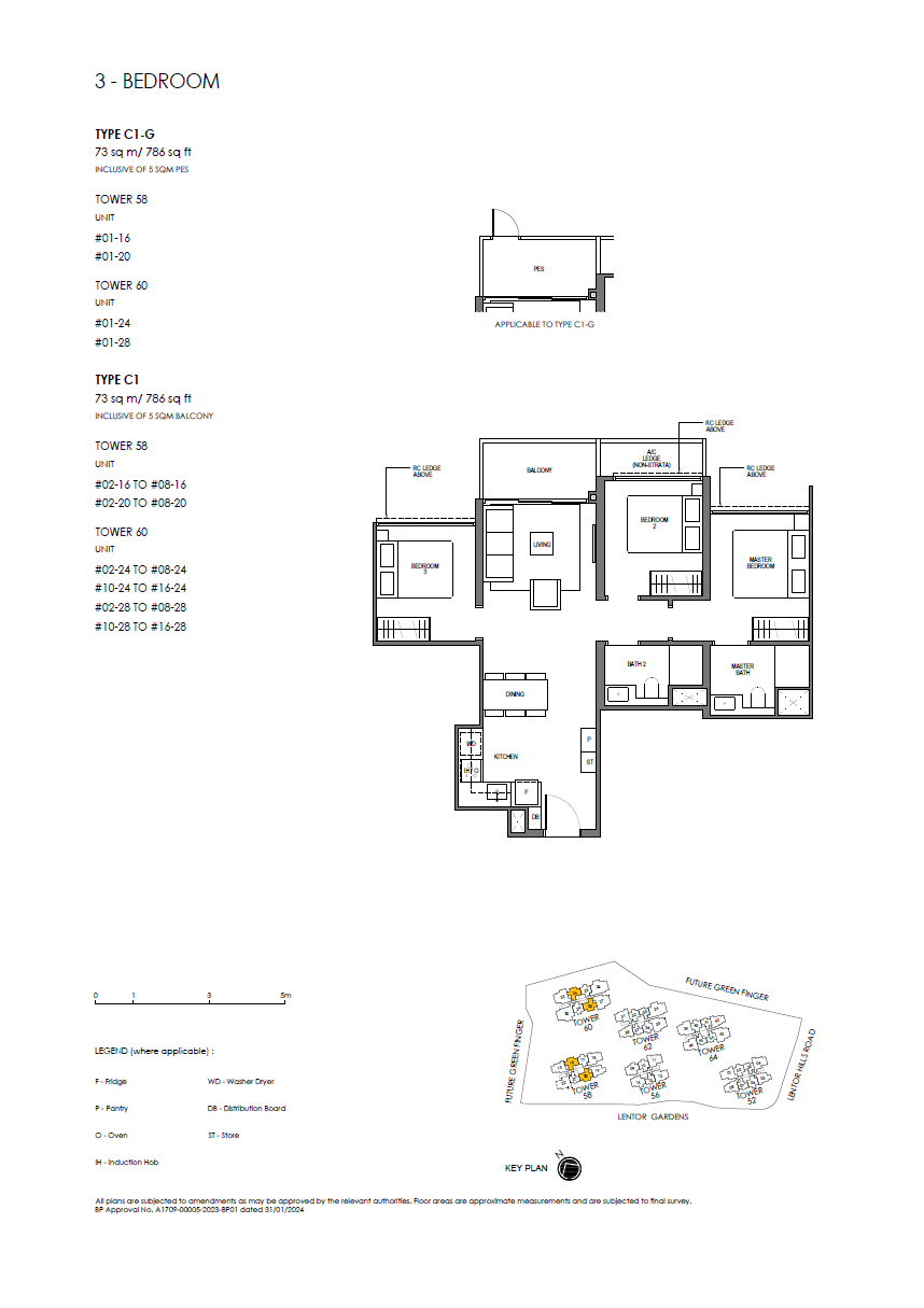 Lentor Hill Residence Floor Plan