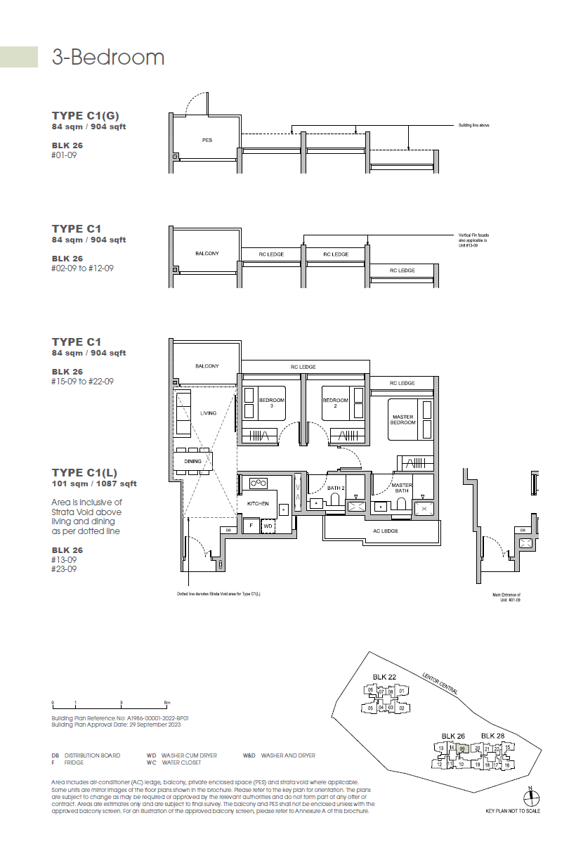 Lentor Hill Residence Floor Plan