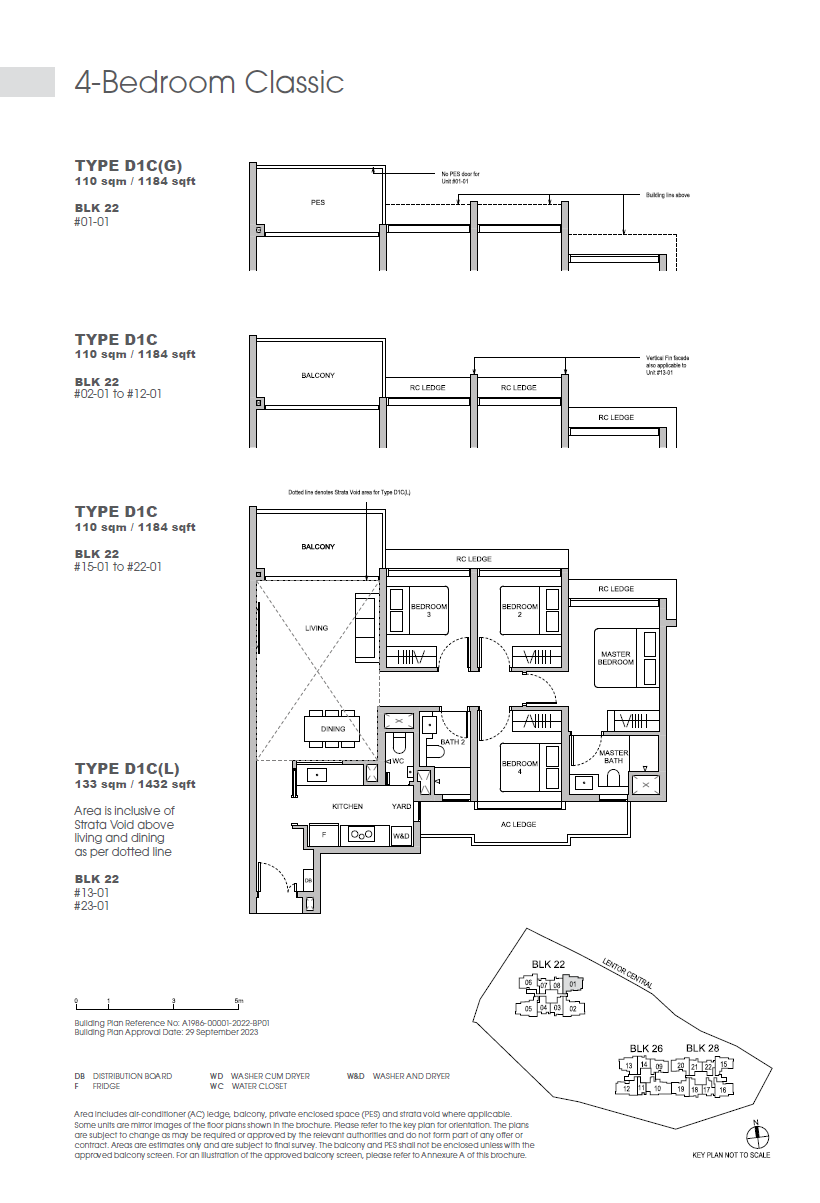 Lentor Hill Residence Floor Plan