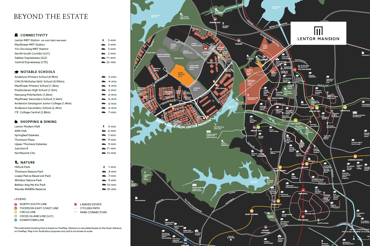 Lentor Hill Residence Location