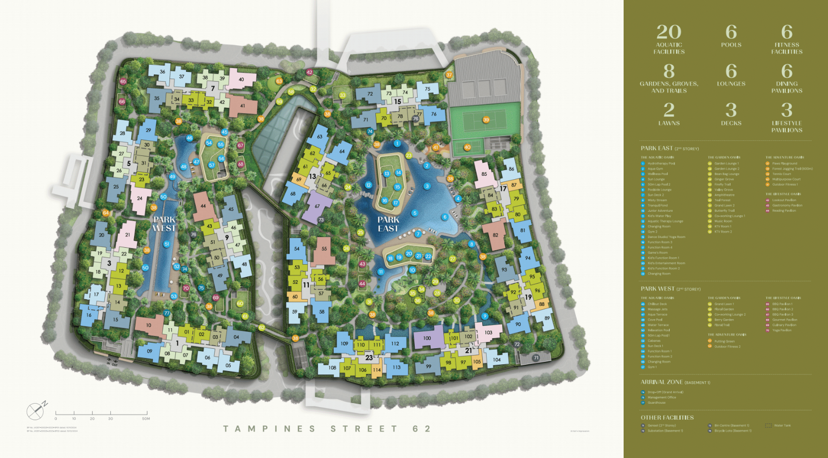 Tampines Green Site Plan